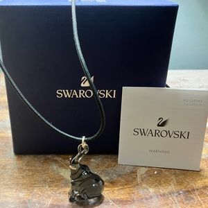Swarovski Crystal Society 2022 African Elephant Necklace NEW